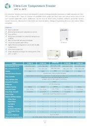 Ultra-Low Temperature Freezer (-10°C to -86°C)