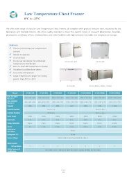 Low Temperature Chest Freezer (0°C to -25°C)