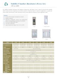 Stability Chamber (Incubator) (+4°C to +60°C) | Force Air