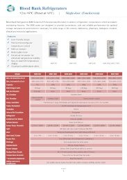 Blood Bank Refrigerators (+2°C to +6°C) Single Door (Touchscreen)