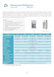 Pharmaceutical Refrigerators (+2°C to +8°C) Single-Door