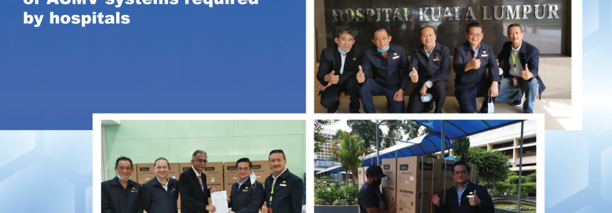 MACRA makes first donation of ACMV systems required by hospitals