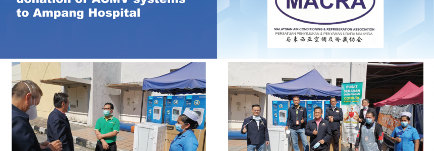 MACRA makes second donation of ACMV systems to Ampang Hospital